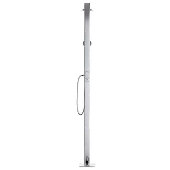 Buitendouche 215 cm aluminium