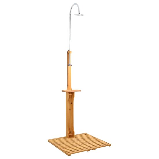 Houten Tuindouche Bruin
