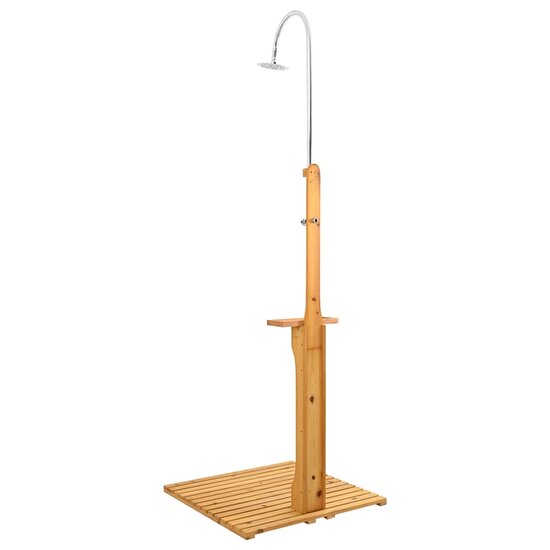 Houten Tuindouche Bruin