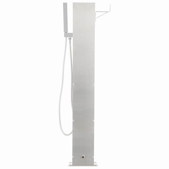 Tuindouchekraan 110 cm roestvrij staal