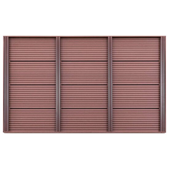 Vloerelement voor solardouche 101x63x5,5 cm HKC bruin