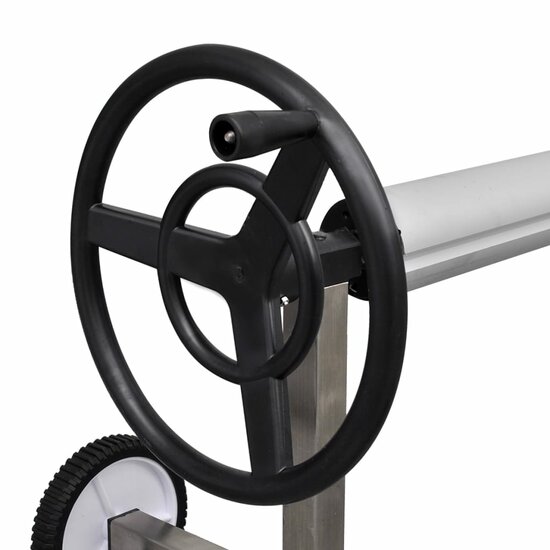 Zwembadhoes roller met roestvrijstalen frame