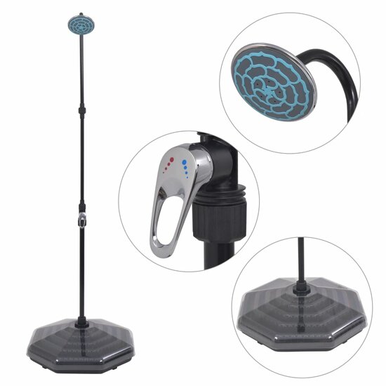 Solar Douche 20 L Aluminium Hdpe