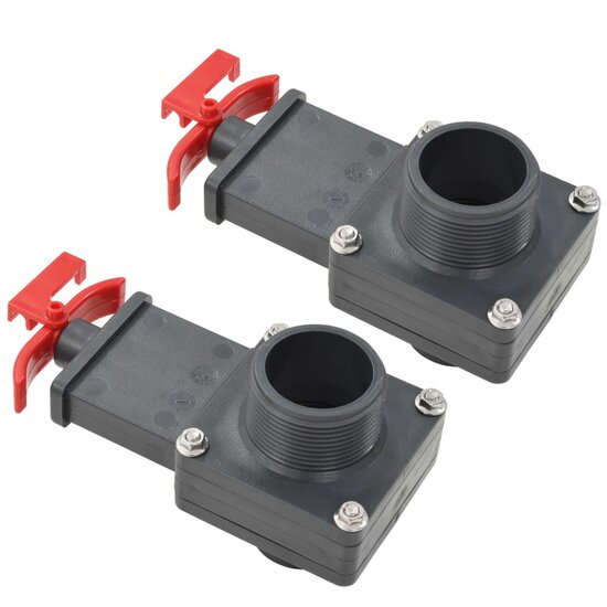 Zwembadklep 2 st 1,5&amp;quot;