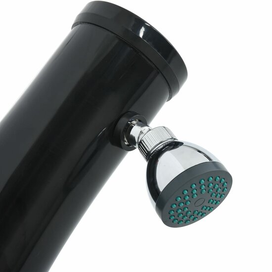 Solardouche 20 L 214 cm zwart