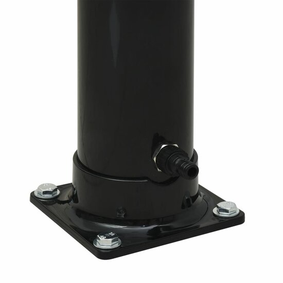 Solardouche 20 L 214 cm zwart