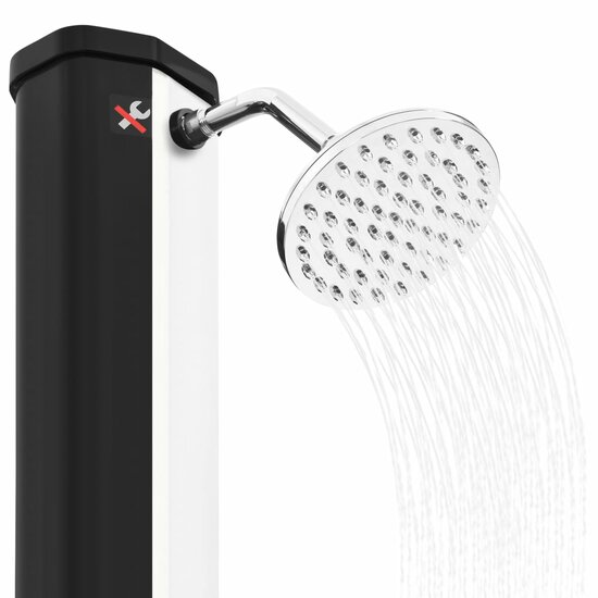 Buitendouche Solar Met Douchekop En Kraan 35 L Zilver
