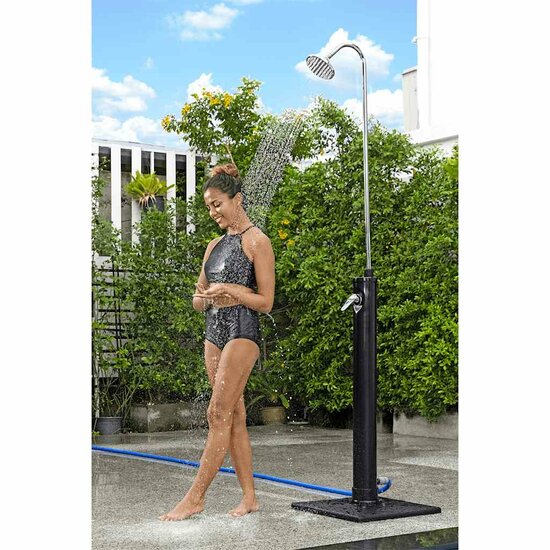 Bestway Buitendouche Solar Flow 8 L Zwart