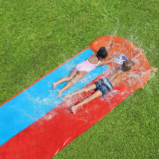 H2OGO Waterglijbaan Tsunami Splash Ramp Double Slide