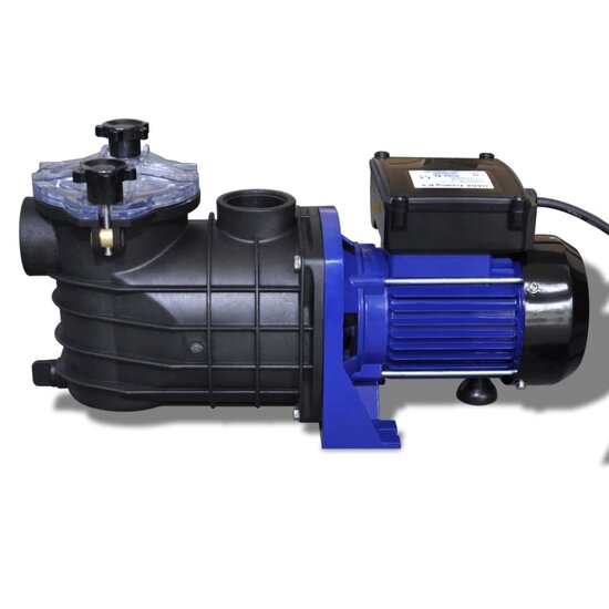 Elektrische Zwembadpomp 500W Blauw 9000 l/h
