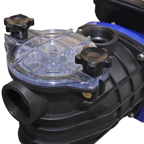 Elektrische Zwembadpomp 500W Blauw 9000 l/h