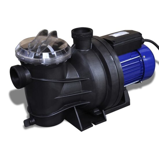 Elektrische Zwembadpomp 800W Blauw 16000 l/h