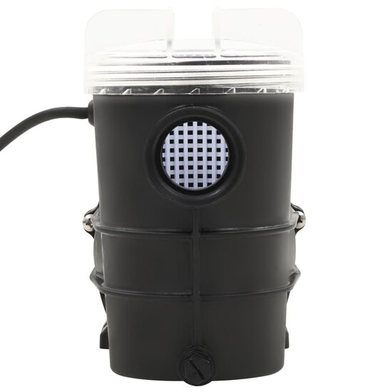 Zwembadpomp Met Timer 0,25 Pk 8000 L/U Zwart