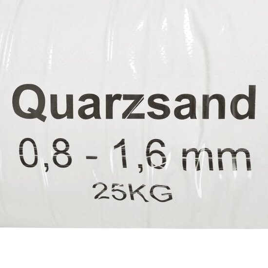 Filterzand 25 Kg 0,8-1,6 Mm 0.8-1.6 mm
