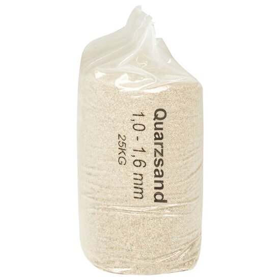 Filterzand 25 Kg 1,0-1,6 Mm 1.0-1.6 mm