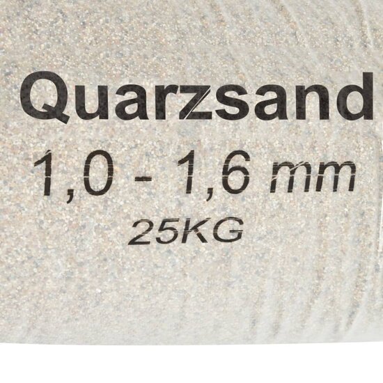 Filterzand 25 Kg 1,0-1,6 Mm 1.0-1.6 mm
