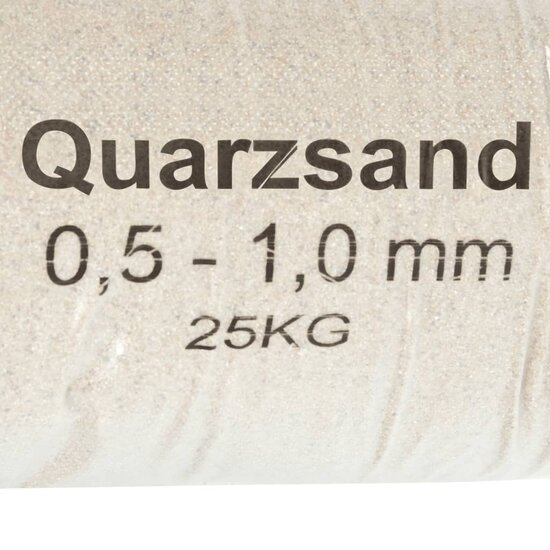 Filterzand 25 kg 0,5-1,0 mm