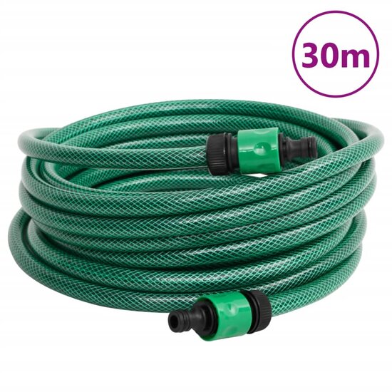 Zwembadslang Pvc Groen 30 m
