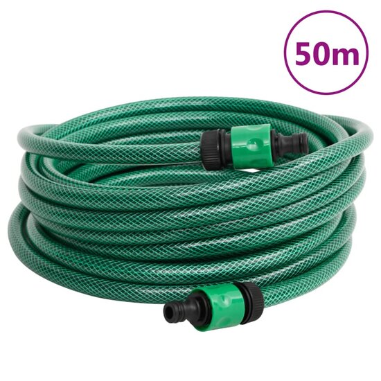 Zwembadslang Pvc Groen 50 m