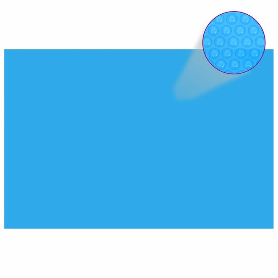 Zwembadzeil Rechthoekig Pe 300 x 200 cm Blauw