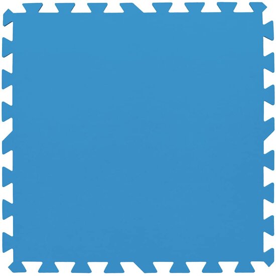 Zwembadbodembeschermers 8 st blauw 58220