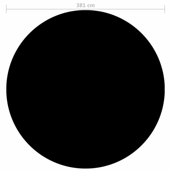 Zwembadhoes 381 Cm Pe &Oslash; 381 cm Zwart