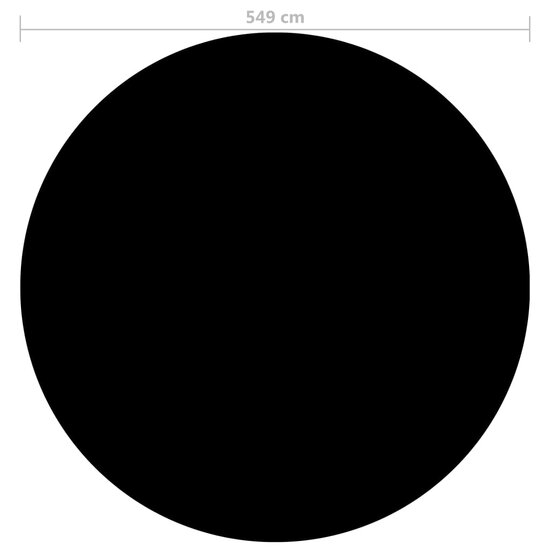 Zwembadhoes 549 Cm Pe &Oslash; 549 cm Zwart