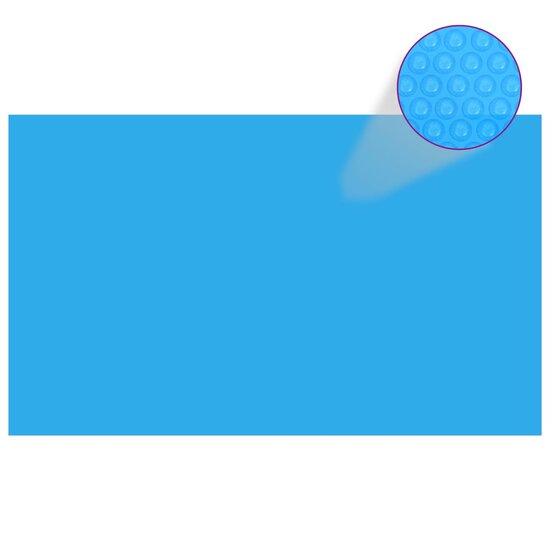 Zwembadhoes Rechthoekig Pe 1000 x 600 cm Blauw