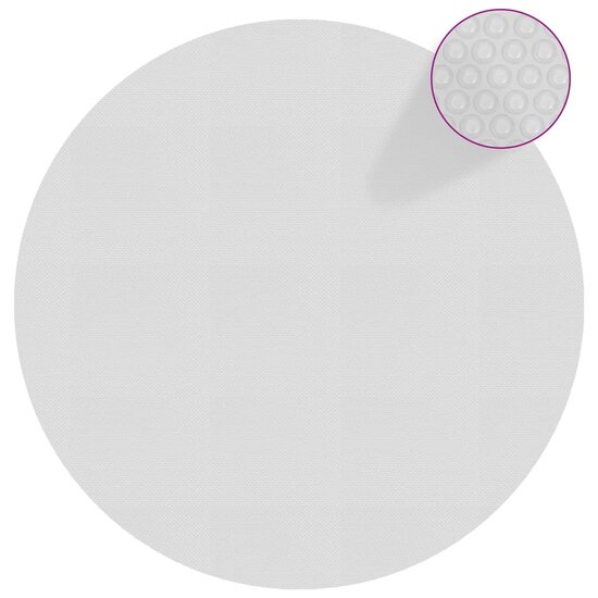 Zwembadfolie Solar Drijvend 455 Cm Pe &Oslash; 455 cm Grijs