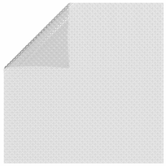 Zwembadfolie solar drijvend 450x220 cm PE grijs