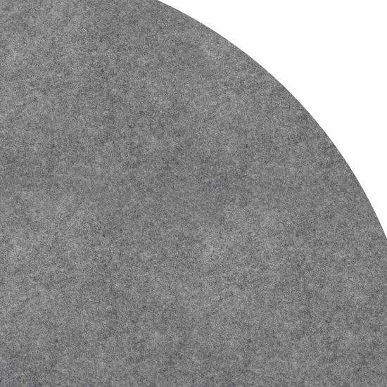 Zwembadgrondzeil &Oslash;366 Cm Polyester Geotextiel Lichtgrijs &Oslash; 366 cm (1 mm)