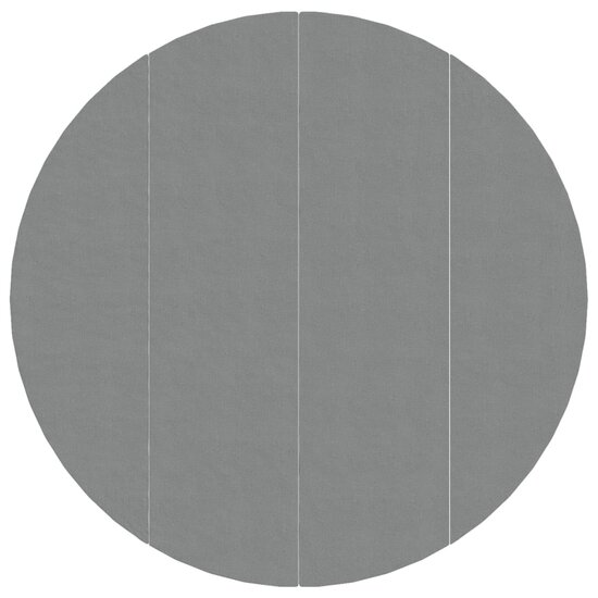 Zwembadgrondzeil &Oslash;500 cm polyester geotextiel lichtgrijs