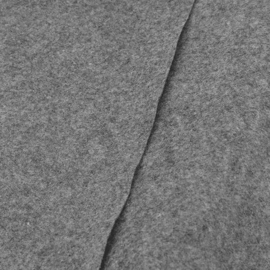 Zwembadgrondzeil &Oslash;306 cm polyester geotextiel lichtgrijs