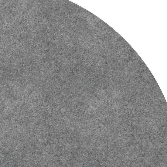 Zwembadgrondzeil &Oslash;500 Cm Polyester Geotextiel Lichtgrijs &Oslash; 500 cm (2 mm)