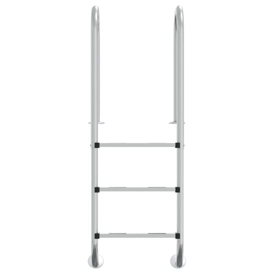 Zwembadladder 54x38x158 cm 304 roestvrijstaal