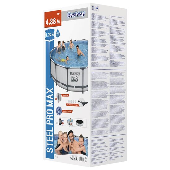 Bestway Zwembadset Steel Pro Max 488 x 122 cm