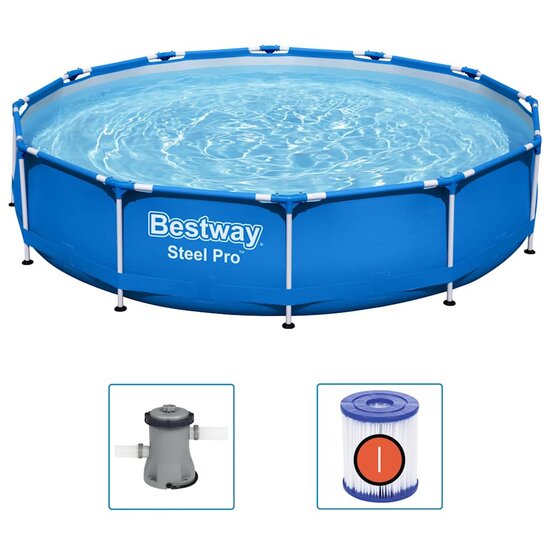 Bestway Framezwembad Steel Pro 366X76 Cm