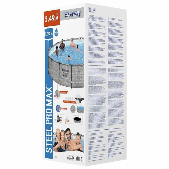 Bestway Zwembad Power Steel 549X122 Cm