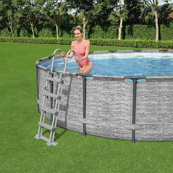 Bestway Zwembad Power Steel Rond 488X122 Cm