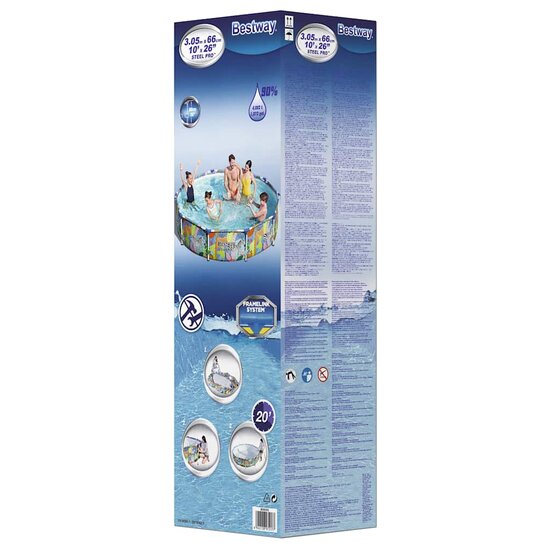 Bestway Steel Pro Framezwembad 305X66 Cm