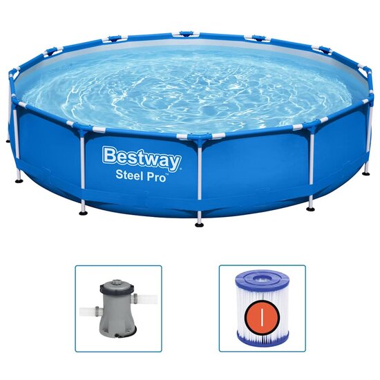 Bestway Steel Pro Zwembad Frame 366X76 Cm