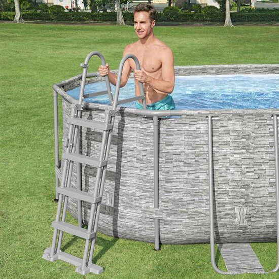 Power Steel Zwembadset Swim Vista Series 549x274x122 cm