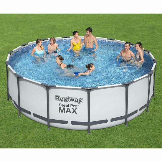 Steel Pro MAX Zwembadset rond 457x122 cm