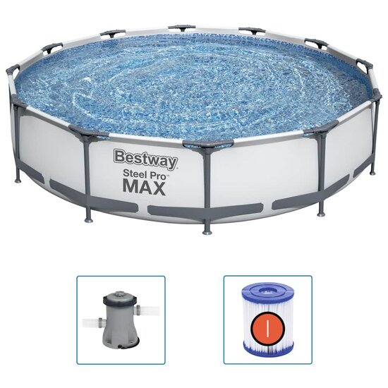 Steel Pro MAX Zwembadset 366x76 cm