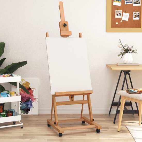 Schildersezel 55X53,5X178 Cm Massief Beukenhout
