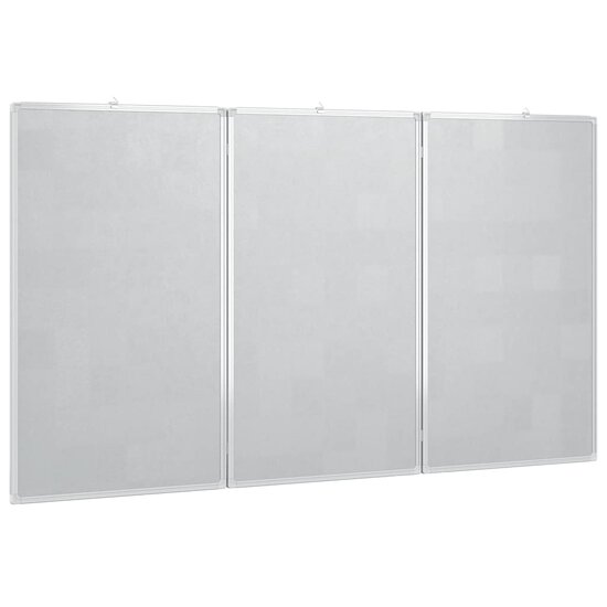 Whiteboard Magnetisch Inklapbaar 180X100X1,7 Cm Aluminium 180 x 100 x 1.7 cm