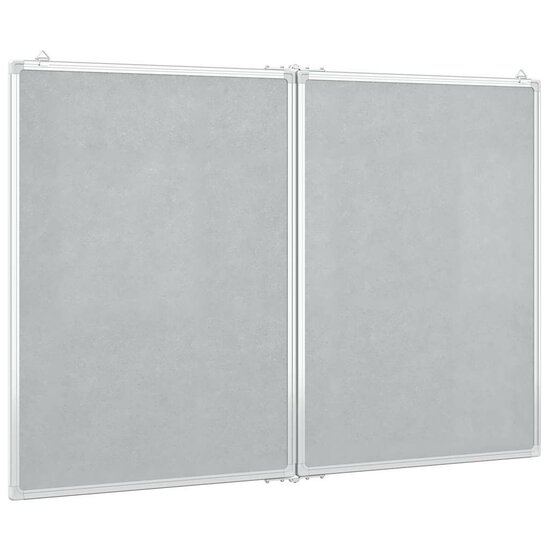 Whiteboard Magnetisch Inklapbaar 100X80X1,7 Cm Aluminium 100 x 80 x 1.7 cm
