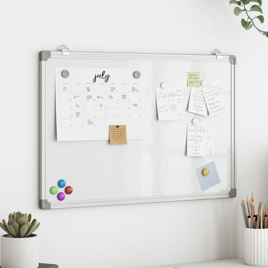 Whiteboard Magnetisch 60X40X1,7 Cm Aluminium 60 x 40 x 1.7 cm