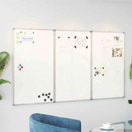 Whiteboard Magnetisch Inklapbaar 120X80X1,7 Cm Aluminium 120 x 80 x 1.7 cm