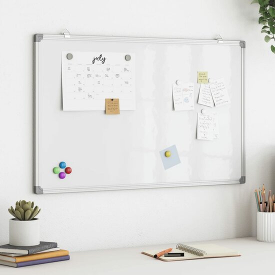 Whiteboard Magnetisch 100X60X1,7 Cm Aluminium 100 x 60 x 1.7 cm